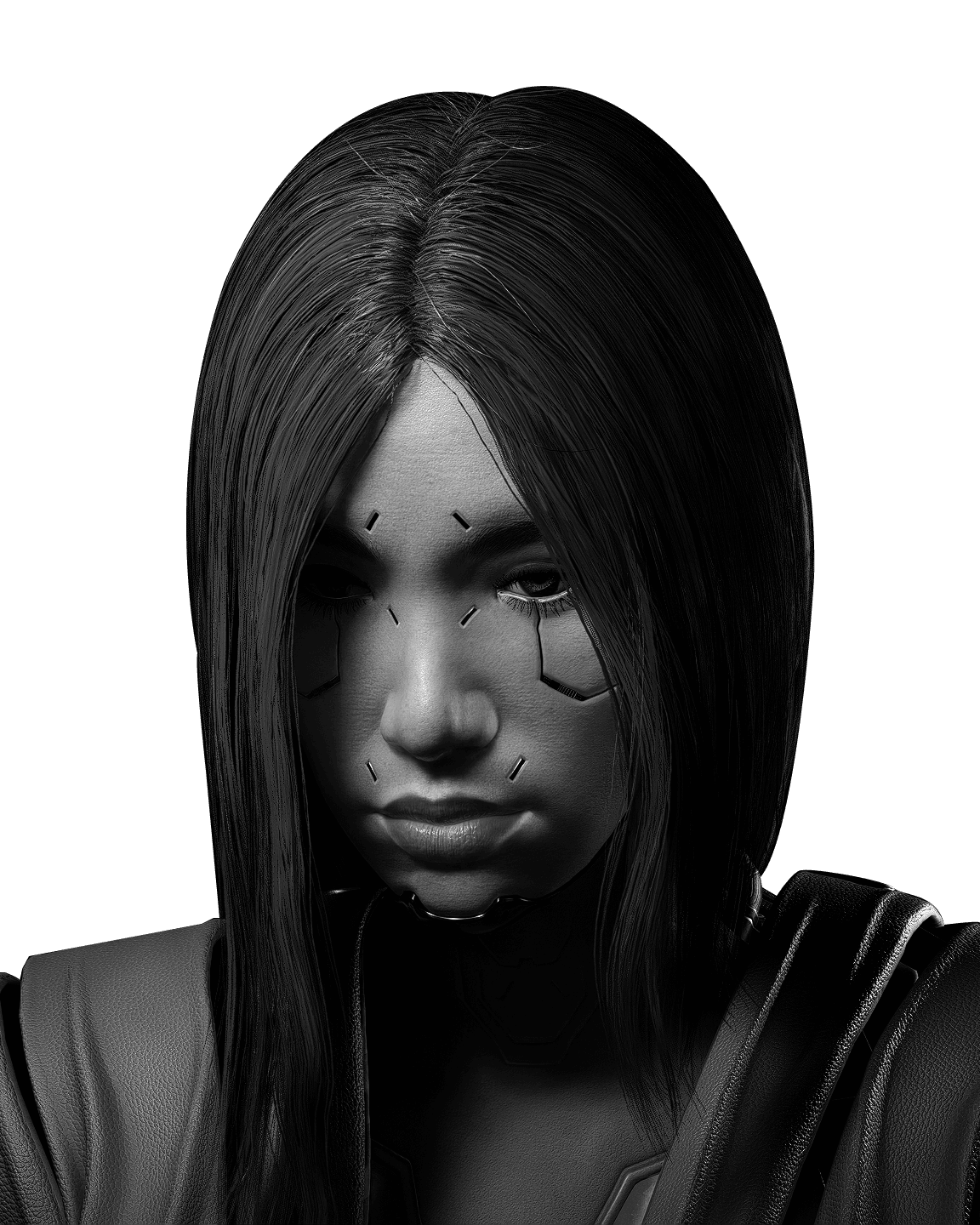 SoMi — character PNG export, full portrait isolated